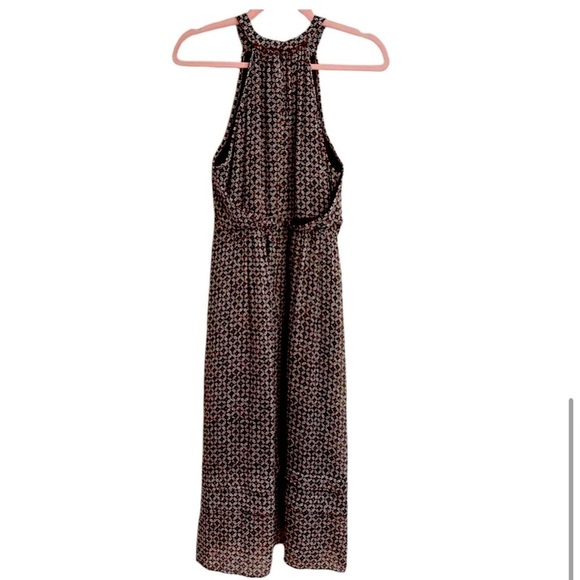 Madewell Silk Diamond Tile Midi Dress Size 2 - Picture 6 of 8